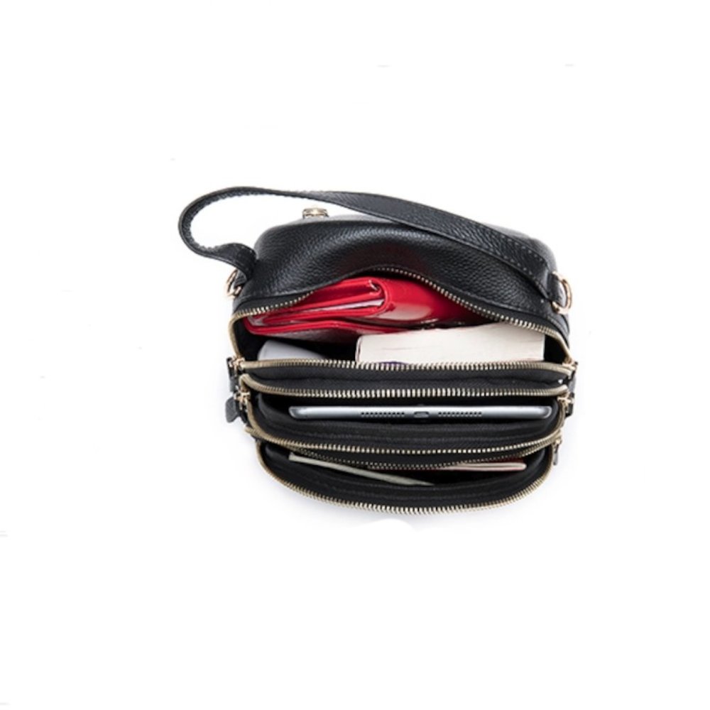 Noblag Women’s Leather Mini Travel Backpack - Picture 5 of 8